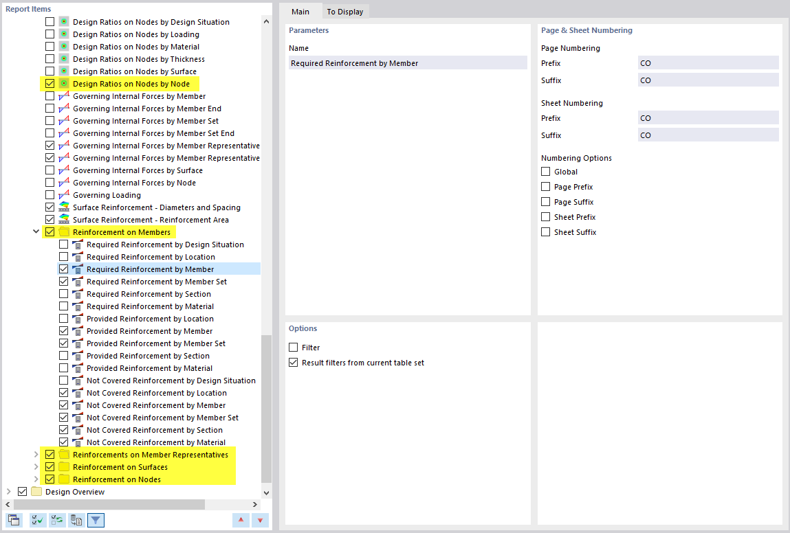 Design Ratios and Reinforcements for Members, Surfaces, and Nodes