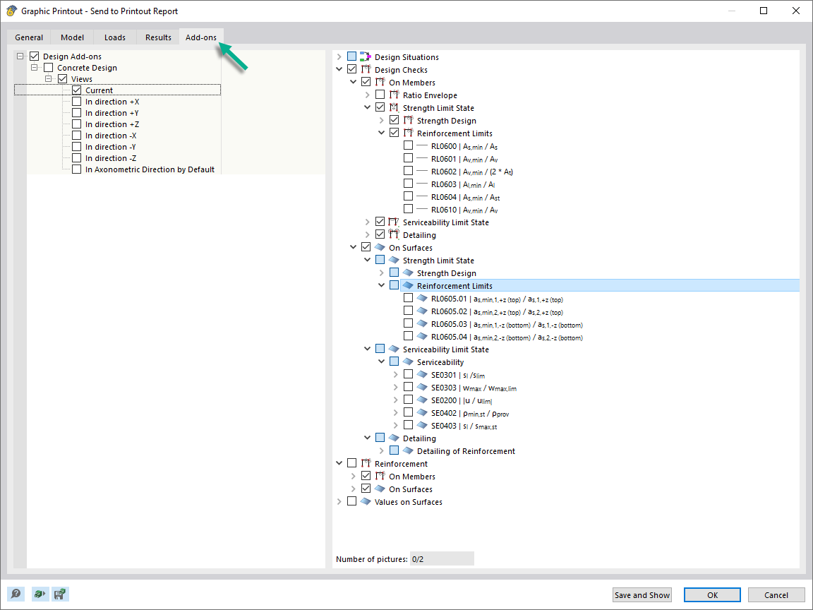 Defining Results for Multi Print