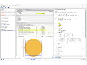 FAQ 005410 | How is the dimension for an equivalent round section calculated in the Timber Design add-on?