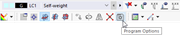"Program Options" Button in Toolbar