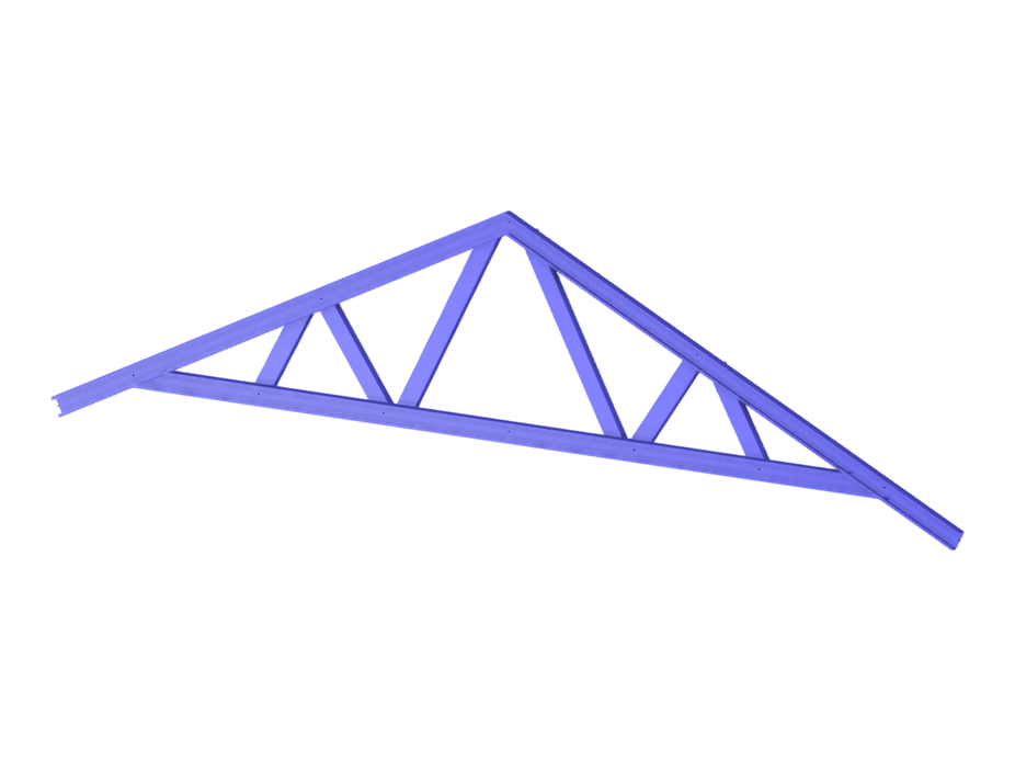 Model 004447 | Fink Truss