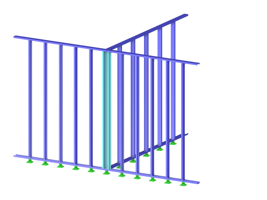 Model 004469 | Triple Steel Framing Panel