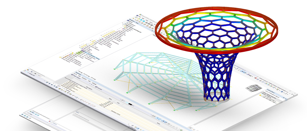 Display of Timber Design features in RSTAB 9 for structural analysis.