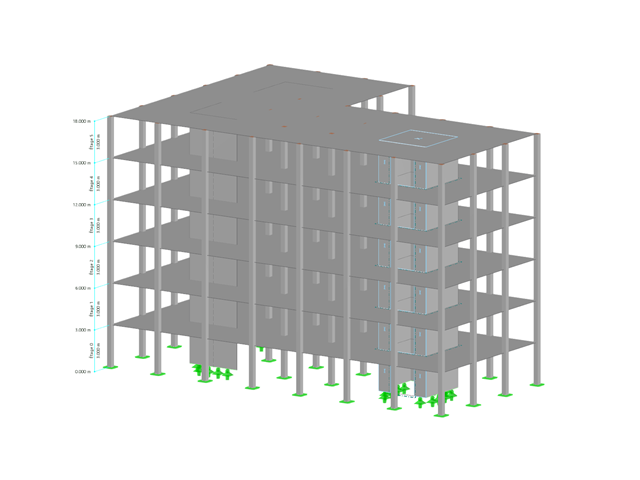 Model 004475 | Concrete Building
