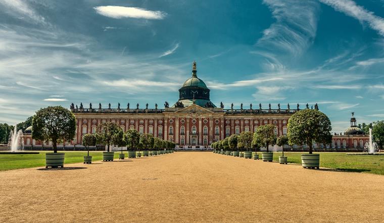 Sanssouci Palace in Potsdam, Germany