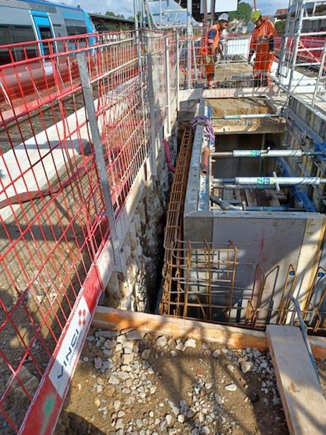 Elevator Shaft During Construction (© E.T.L Structures)