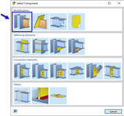 Selecting Member Cut Component