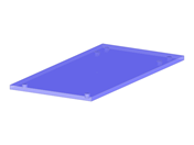 Model 004515 | Insulated Plate with 6 Bolt Holes