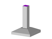 Model 004517 | Isolated Square Footing