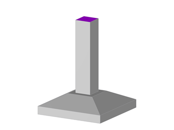 Model 004517 | Isolated Square Footing
