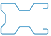 This image displays a cold-formed steel section created with RSECTION for structural analysis.