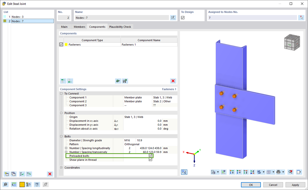 Feature 002669 | Preloaded Bolts for Steel Joints