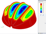 Deformation of Retractable Steel-Tensile Dome (© Odo S&E)