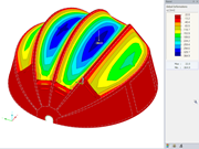 Deformation of Retractable Steel-Tensile Dome (© Odo S&E)