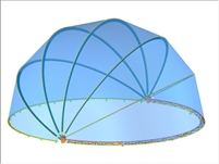 Retractable Steel-Tensile Dome with Diameter of 65.6 ft (© Odo S&E)