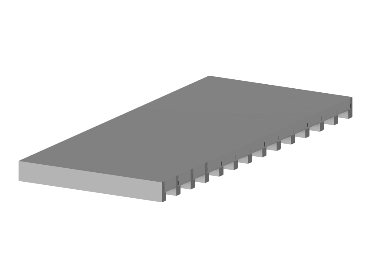 Model 004543 | One-Way Ribbed Slab