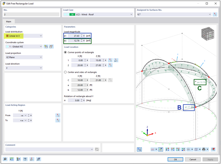 KB 001858 | Wind Loads on Circular Dome Roof Structures According to ASCE 7-22