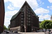 Chilehaus with Its Distinctive Shape as Landmark of Hamburg