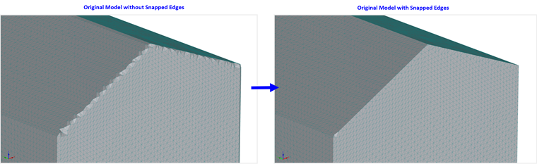 Original Model with Snapped Edges