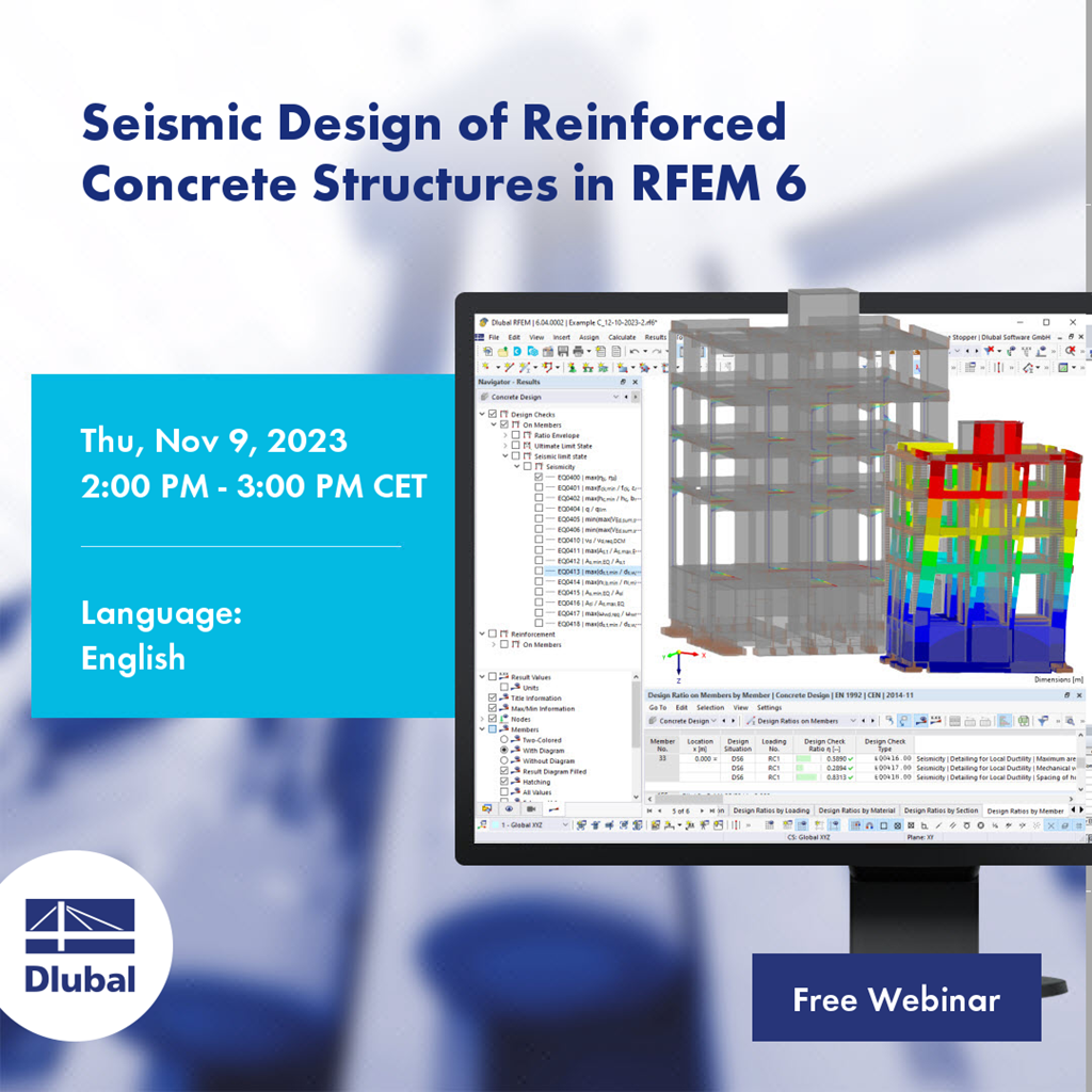 Seismic Design of Reinforced Concrete Structures in RFEM 6