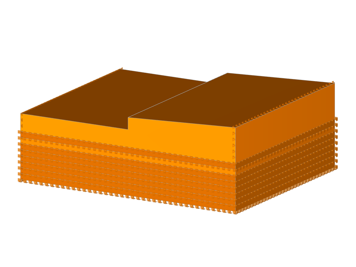 Model 004558 | Braced Retaining Wall