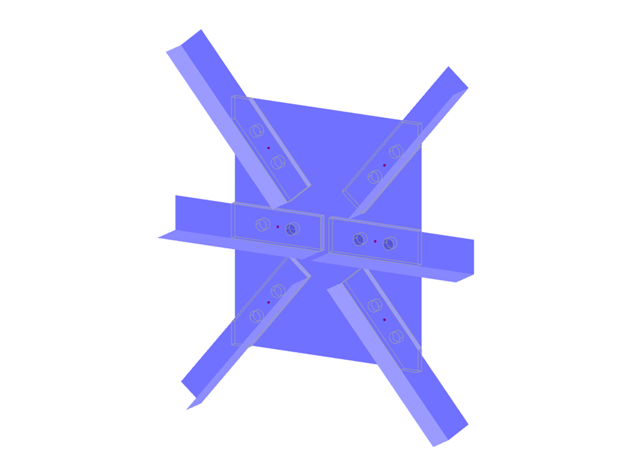 Model 004567 | Connection of Angled Profiles