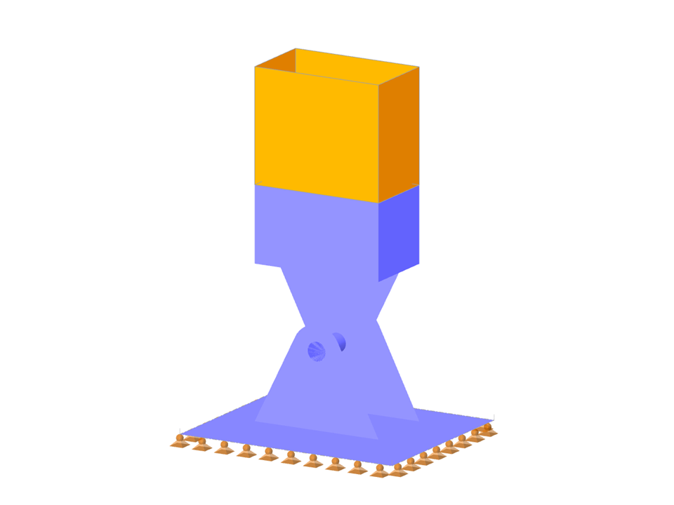 Model 004570 | Hinged Metal Base