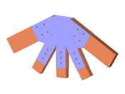 Model 004575 | Steel-Wood Connection