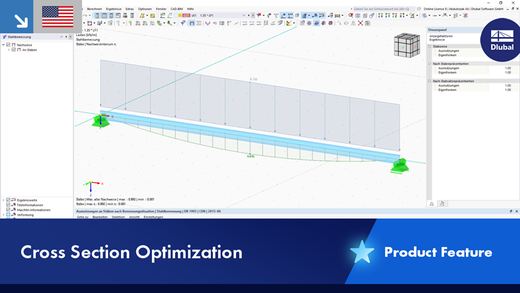 Product Feature | Parametric Cross-Section Optimization