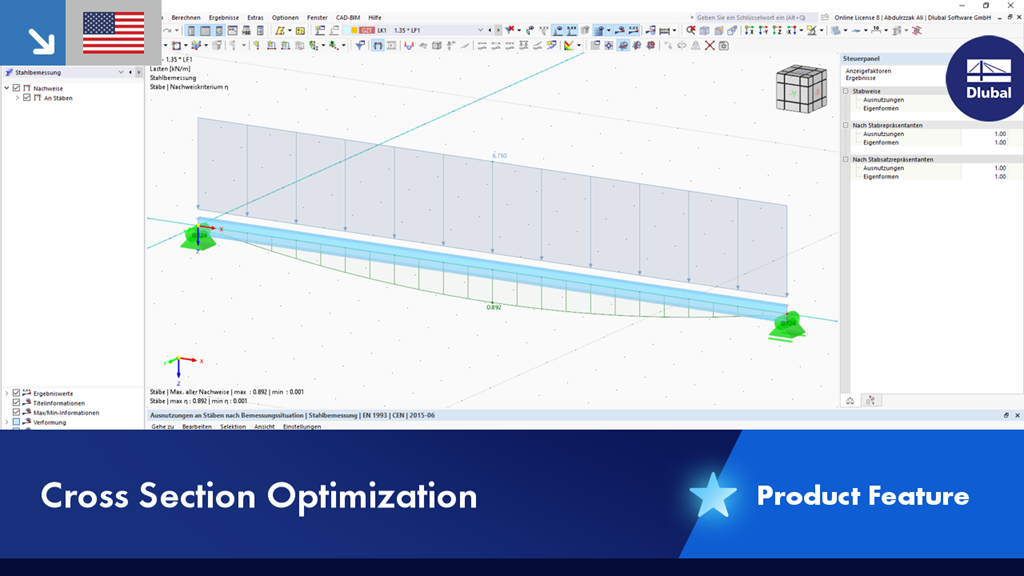 Product Feature | Parametric Cross-Section Optimization