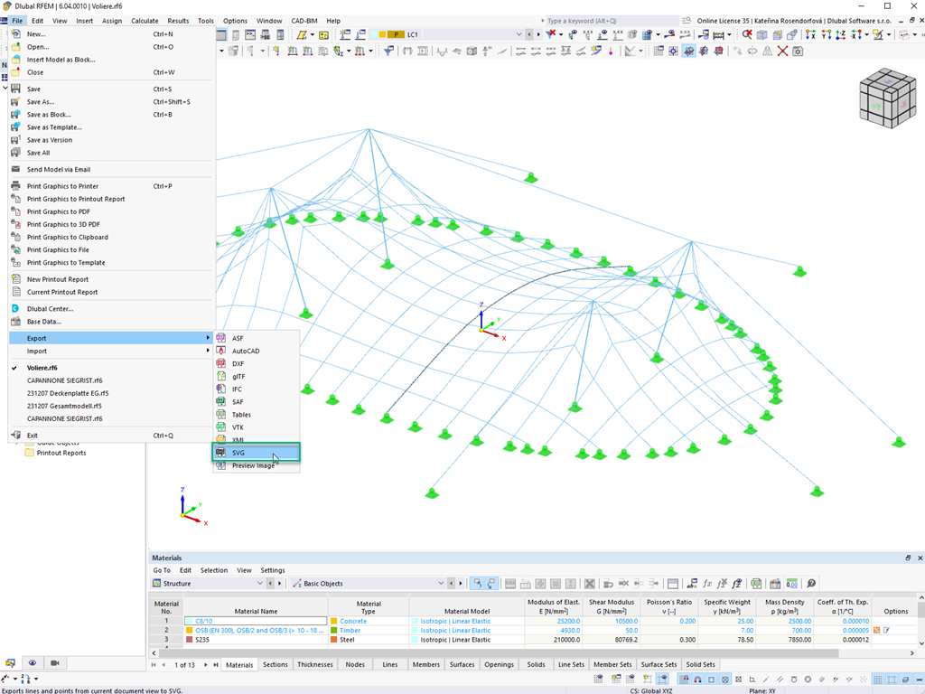 Feature 002693 | Export to SVG Format (Vector Graphic)