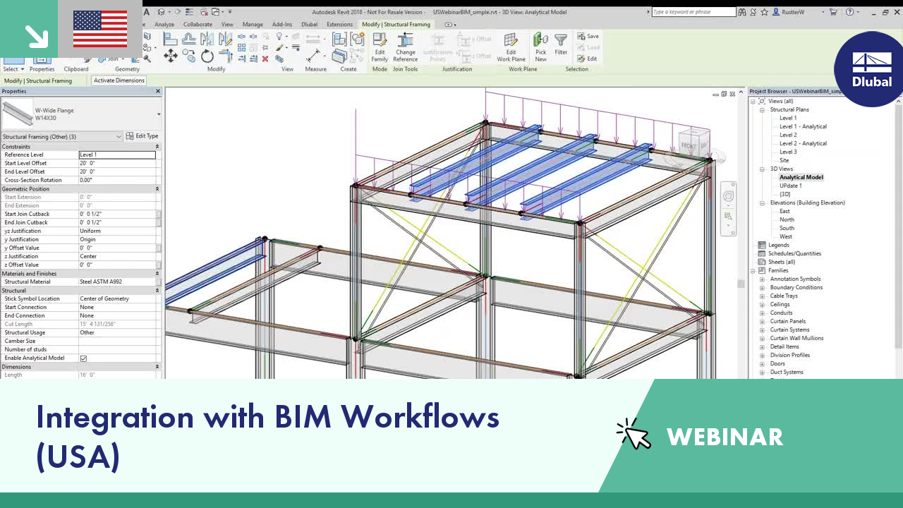 Webinar 3 | Integration with BIM Workflows (USA)