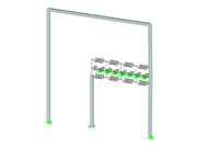 Model 004674 | FEM Modeling of Tensegrity Chain