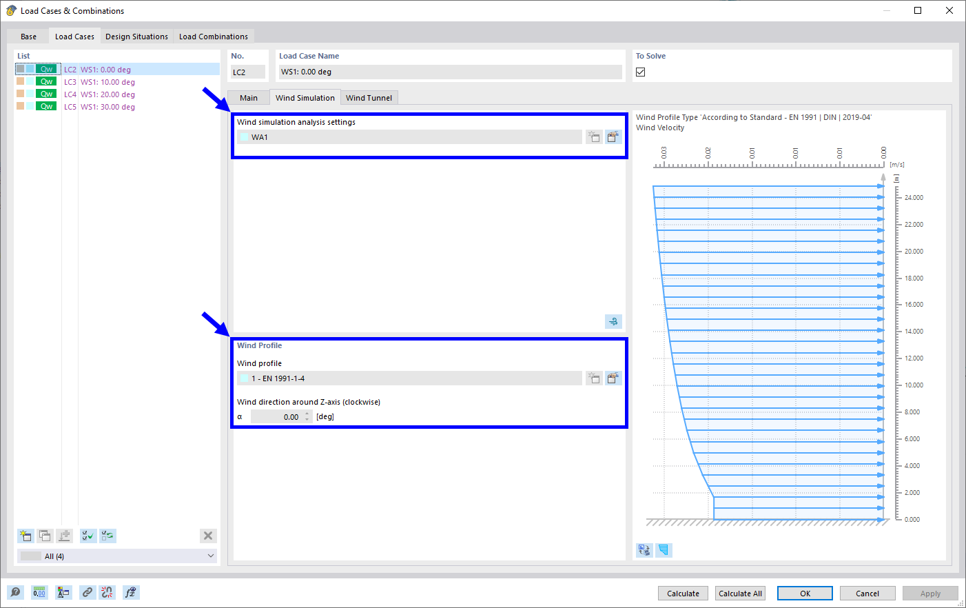 RWIND Input Parameters