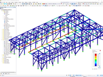 Deformation of Timber Structure in RFEM 6