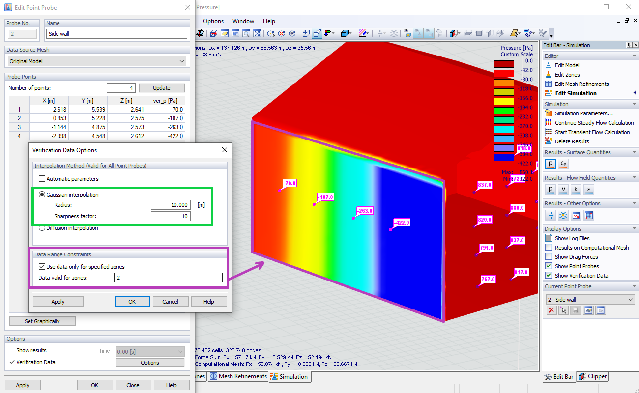 KB 001871 | Interpolation Methods for Experimentally Measured Pressures in RWIND 2