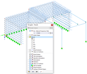 Masses in Mesh Points Acting in X Direction