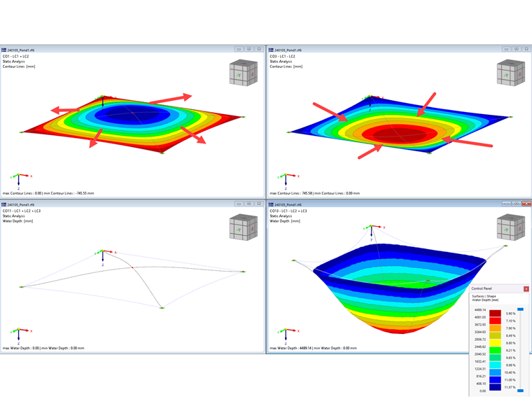KB 001872 | Rain Actions on Multi-Curved Surfaces – Ponding