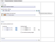Checking Spectral Analysis Settings