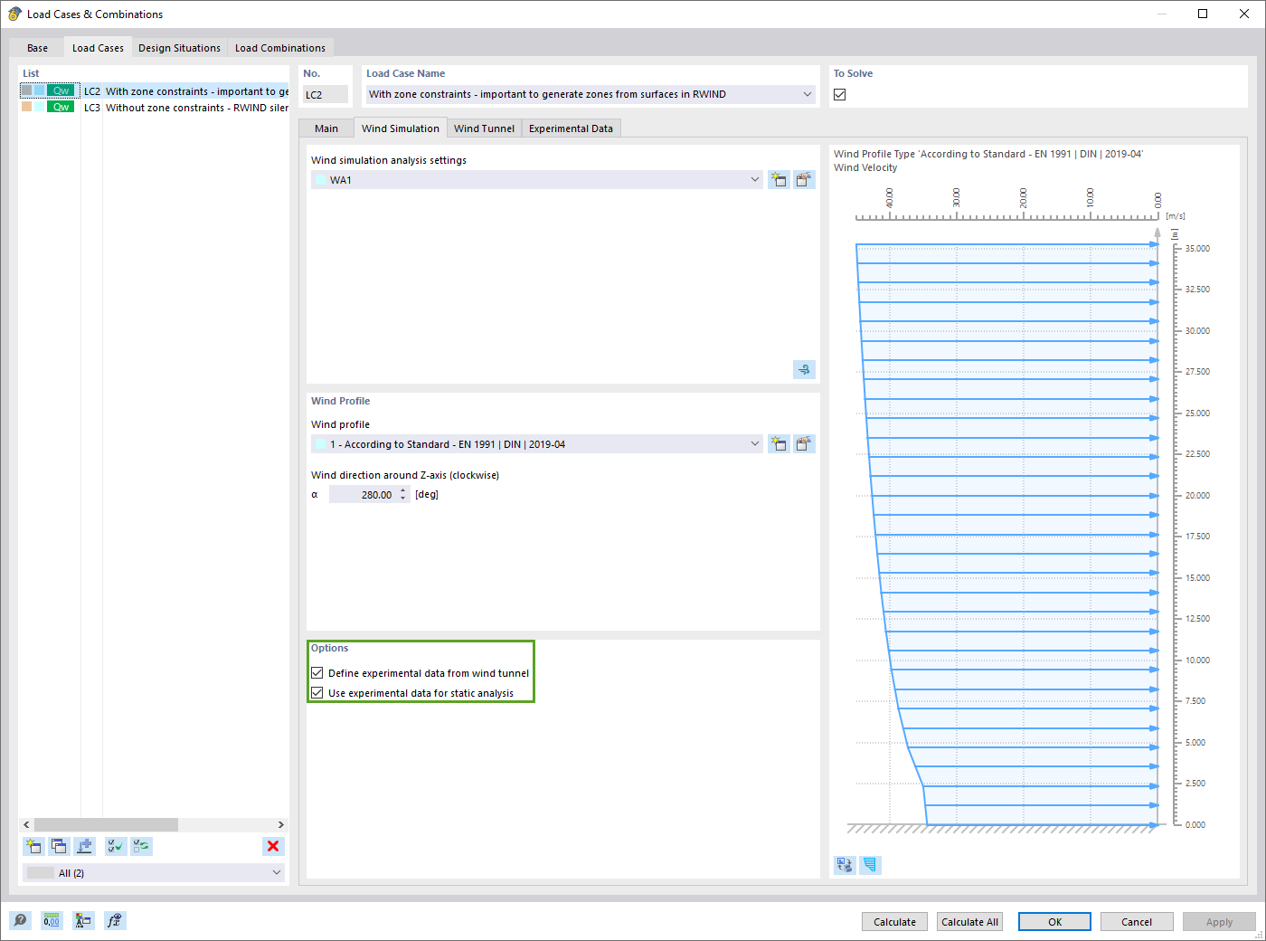 Feature 002746 | Application of Wind Loads from Experimentally Determined Pressure Values