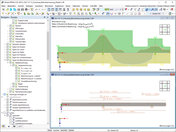 Graphical display of member reinforcement and deformations in the concrete for precise analysis.