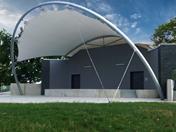CP 001290 | Roofing of Amphitheater near Benedikt Water Reservoir in Most | © Carl Stahl & spol. s r.o.