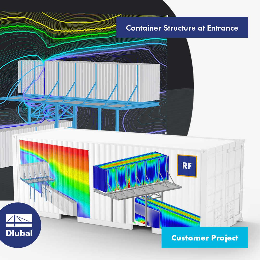Container Structure at Entrance
