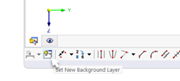Buttons for Background Layers in CAD Toolbar