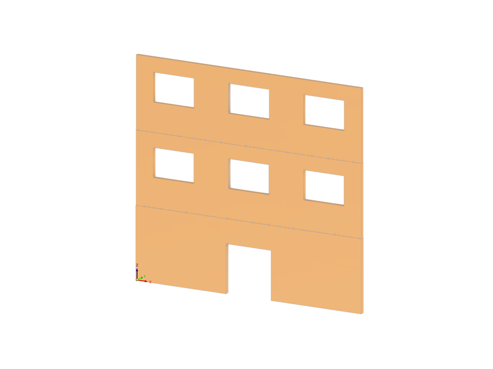 Model 004740 | Masonry Facade Wall