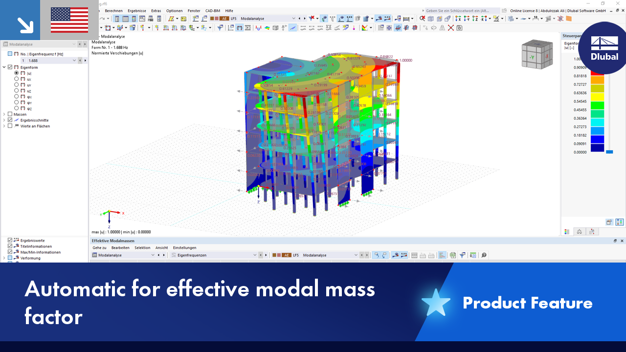Automatic to Reach Specific Effective Modal Mass Factor