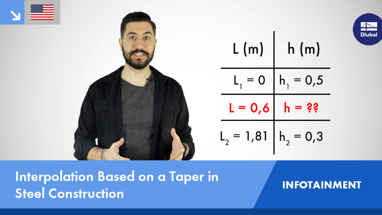 Interpolation Based on Taper in Steel Structures