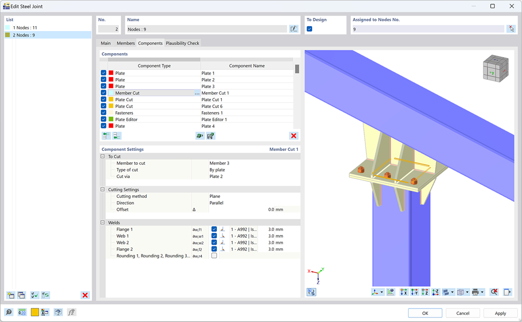 Component Library | Steel Joints