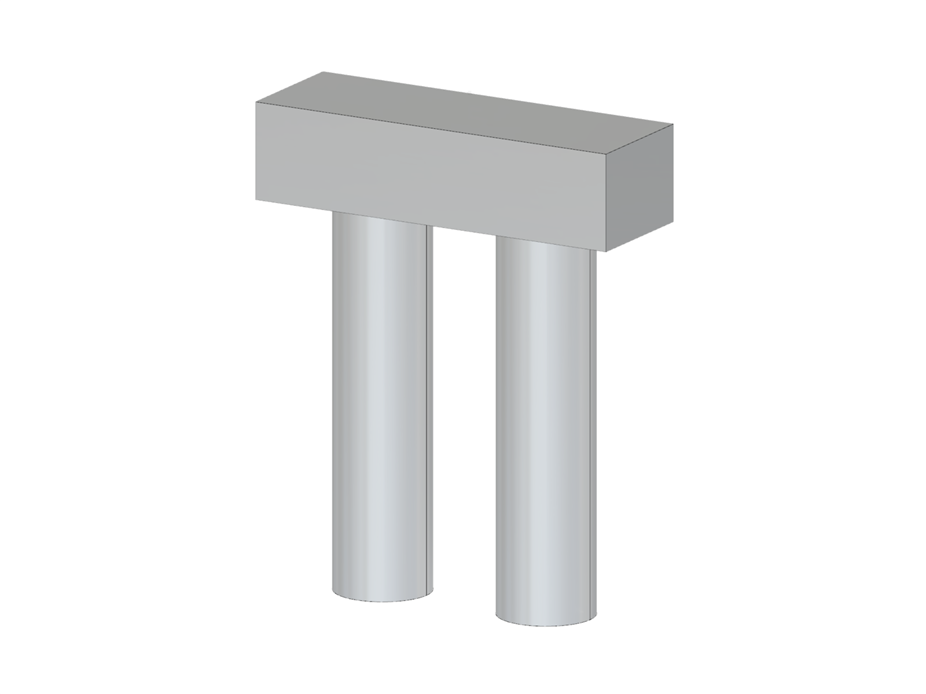 Model 004783 | Twin Pile Cap