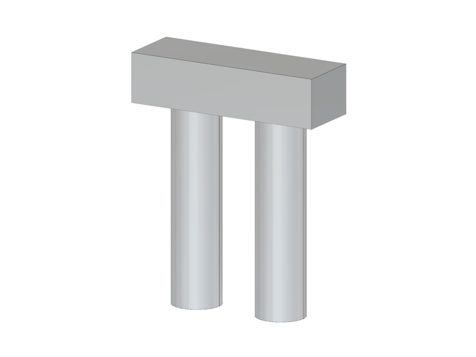 Model 004783 | Twin Pile Cap